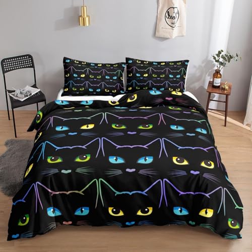 NDXRWDZR Bettwäsche 200x220 Schwarzer Anker Bettwäsche-Set mit Reißverschluss Schließung für Erwachsene Kinder Weicher Atmungsaktive Mikrofaser Bettbezug + 2 Kopfkissenbezug 80x80 cm