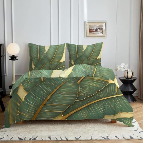 HYSNKSM Bettwäsche 155x220 Blau Bettwäsche Sets 3Teilig Mikrofaser Bettbezug 155 x 220 und 2 Kissenbezug 80x80 cm Kuschelige Bettbezüge Landhausstil Blumen mit Reißverschlusc4187