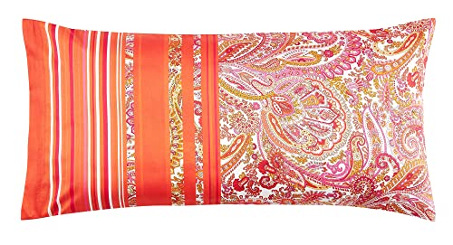 Bassetti NOTO Kissenhülle zu Bettwäsche aus 100% Baumwollsatin in der Farbe Rot R1, Maße: 40x80 cm - 9321905