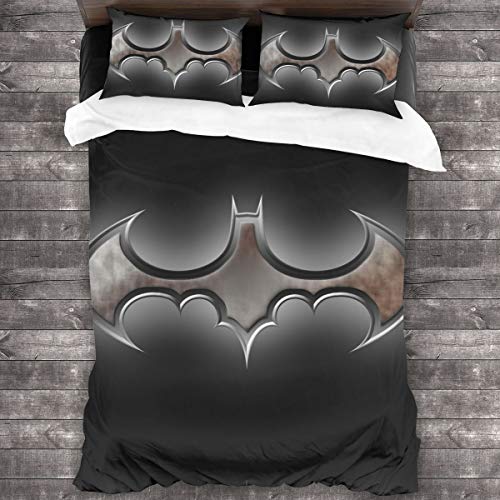 Batman Bettwäsche-Set mit 2 Kissenbezügen und einem Bettbezug, 86 x 70 cm, 3-teilig Batman Bettwäsche-Set mit 2 Kissenbezügen und einem Bettbezug, 86 x 70 cm, 3-teilig