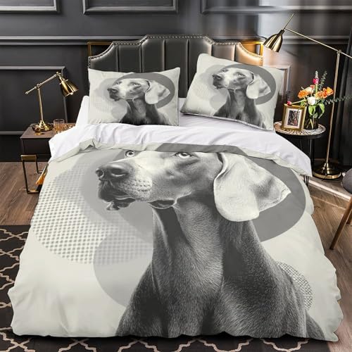 Leuchtend Leopard Druck Pflegeleicht 3D-gedruckter dreiteiliger Bettwäsche-Set Zip Verschluss Atmungsaktiv rainbow Animal Bettdeckenbezug for Jungen,Teen Jungen,Frauen,Teenager Single?140x200cm?