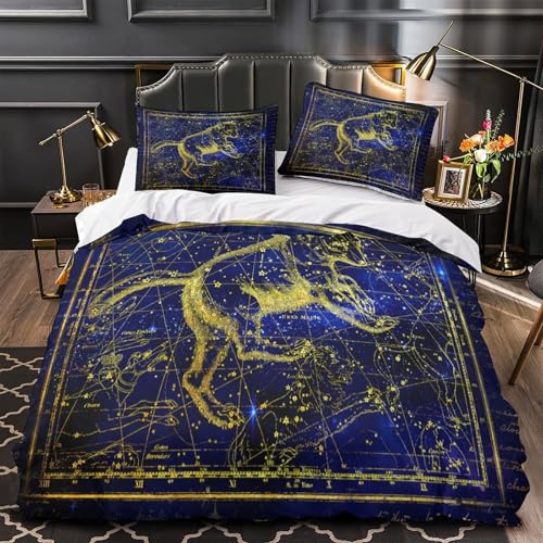 VOXYTMLWG Gift Box 3D Gedruckt Bettwäsche 3 Teilig mit Reißverschluss elegant Gift Bettbezug Weich Schlafkomfort for Erwachsene,Frauen,Mädche n,Kinder Single?140x200cm?