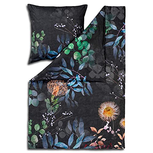 ESTELLA Mako-Satin Bettwäsche Midnight Multicolor