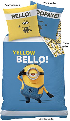 NEU+OVP MINIONS 2015 BETTWÄSCHE: KOPFBEZUG+DECKENBEZUG!!! ICH EINFACH UNVERBESSERLICH 1 2 BETTBEZUG!!! SOFORT LIEFERBAR!!!