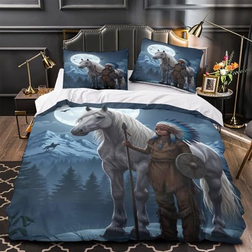 UFVZBNFAN Nautical 3D Druck Bettwäsche-Set 3 Stück Zip Verschluss Vintage Maritime Bettdeckenbezug Bequem Atmungsaktiv for Jungen,Teenager,Männer,J ugendliche Single?140x200cm?