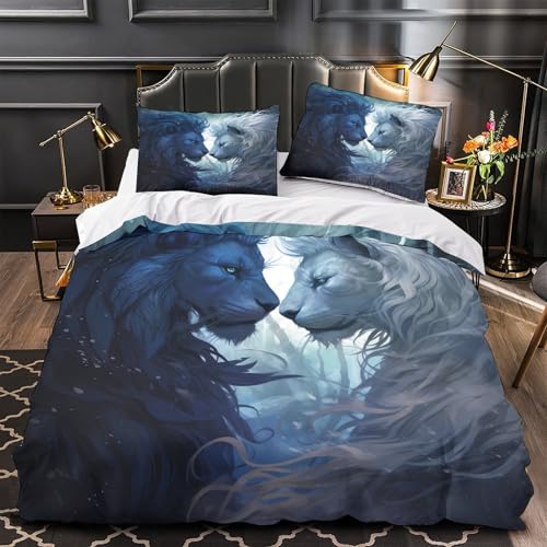 GTDKSUEVG Blau Meer Stars Mikrofaser Pflegeleicht 3D-Gedruckter Bettwäsche-Set dreiteiliger Marine Aquarell Bettdeckenbezug Zip Verschluss for Jungen,Teen Jungen,Frauen,Teenager Single?135x200cm?