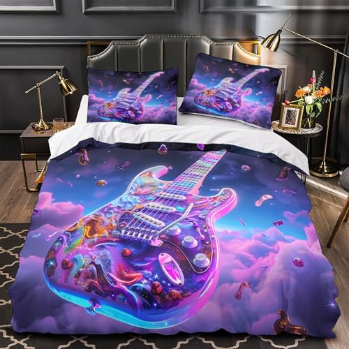 Elegant Beauty Gifts Pflegeleicht 3D-gedruckter dreiteiliger Bettwäsche-Set Zip Verschluss Atmungsaktiv Paris Chic Life Bettdeckenbezug for Jungen,Teen Jungen,Frauen,Teenager Single?135x200cm?