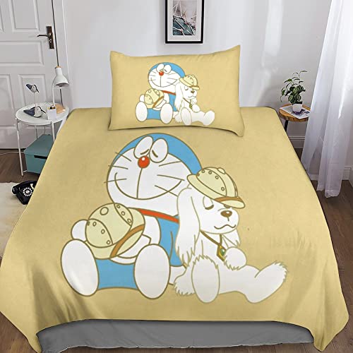 Gracelaza Tinkerbell Bettwäsche 3D Bettbezüge Schlafkomfort Microfaser Bettbezug Set 3-teilig Für Jugendliche Jugend Mädchen Jungen Bettbezug Single?135x200cm?