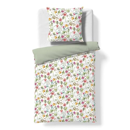 fleuresse Mako-Satin Bettwäsche Modern Elegance S Lier bunt