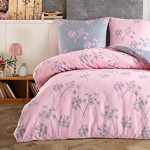 Buymax® Bettwäsche 135x200 100% Baumwolle 4-Teilig Bettbezug - Bettwäsche-Sets 135 x 200cm mit 2 mal Kissenbezüge 80x80cm, ÖKO-TEX Renforcé-Bettdeckenbezü ge Set mit Reißverschluss
