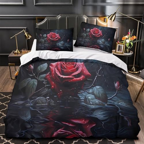 VOXYTMLWG Ballet Dancers 3D-Gedruckter Bettwäsche-Set pink Ballet Bettdeckenbezug dreiteiliger Zip Verschluss Atmungsaktiv Kuschelig for Teen Jungen,Fans,Frauen,Teenag er Double?200x200cm?