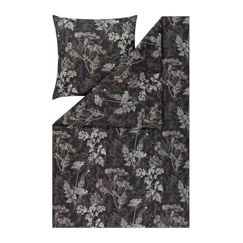 ESTELLA Mako Interlock Jersey Bettwäsche Achillea Nachtblau