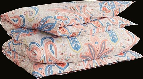 GANT Key West Paisley Bettdeckenbezug einzeln Farbe Guava Orange Größe 135x200