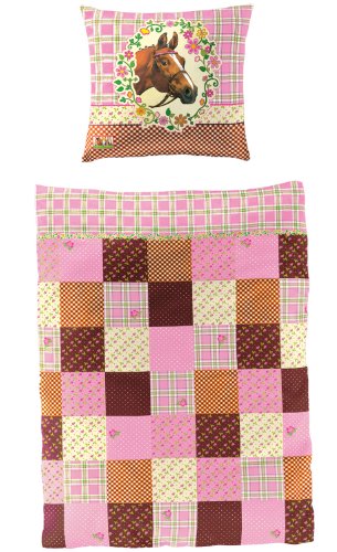 Spiegelburg 93517 Bettwäsche Pferdefreunde (135x200/80x80cm) Spiegelburg 93517 Bettwäsche Pferdefreunde (135x200/80x80cm)