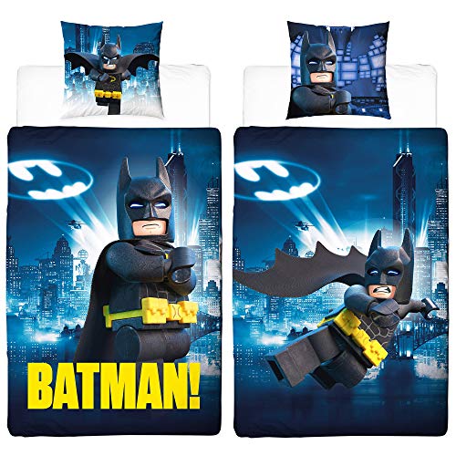 Lego Batman Wende-Bettwäsche Gotham Linon Renforcé 135 x 200cm + 80 x 80cm 100% Baumwolle Universe Batmobil Movie Robin Joker DC Super Heroes Bane Kinderbettwäsche deutsche Größe Reißverschluss Lego Batman Wende-Bettwäsche Gotham Linon Renforcé 135 x 200cm + 80 x 80cm 100% Baumwolle Universe Batmobil Movie Robin Joker DC Super Heroes Bane Kinderbettwäsche deutsche Größe Reißverschluss