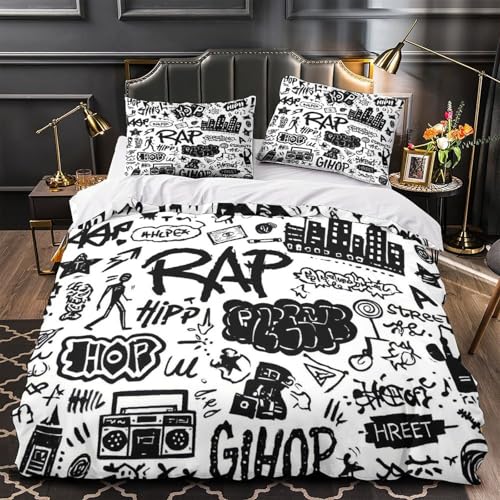 VOXYTMLWG Grau Katze Gazing Bequem 3D Druck 3 Stück Bettwäsche-Set Zip Verschluss Pflegeleicht Fantasy Space Bubbles Bettdeckenbezug for Jungen,Teenager,Männer,J ugendliche Single?135x200cm?