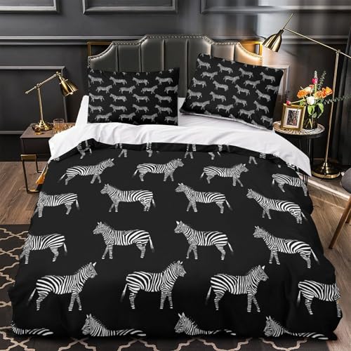 VOXYTMLWG Roses Blütenmuster Bettwäsche-Set 3 Stück 3D Druck Botanical Rose Bettdeckenbezug Zip Verschluss Bequem Atmungsaktiv for Jungen,Teenager,Männer,J ugendliche Single?140x200cm?