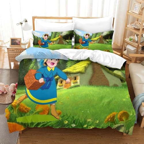 Rochile Heidi Bettbezug Bettwäsche Kinderbettwäsche Reißverschluss Mit Kissenbezügen Betten Set Für Jungen Und Mädchen, Kinder Single?140x200cm?
