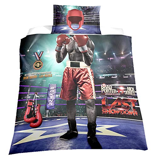 Bettwäsche Set Kind Junge Creative Kombination Pilot Boxer Rennfahrer Spezialeinheiten Feuerwehrmann Detektiv Rolle Cover Anzug Bettbezug 135x200 Kopfkissenbezug 50x75