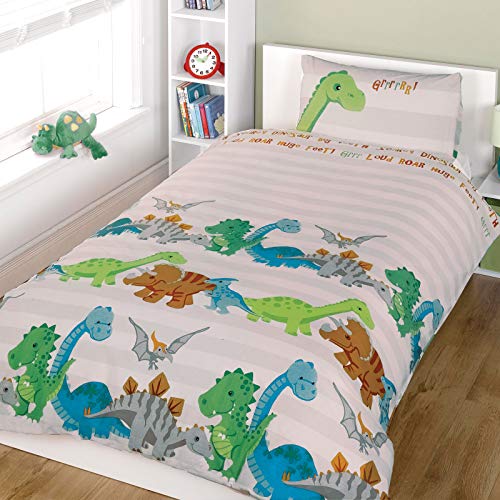 Bettwäsche für Dinosaurier Größe für Einzelbett