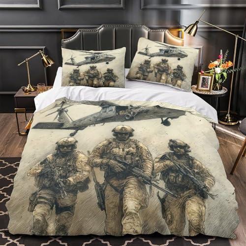 Pirate Ship Battle Pflegeleicht 3D-gedruckter dreiteiliger Bettwäsche-Set Zip Verschluss Atmungsaktiv Dark Fantasy Werk Bettdeckenbezug for Jungen,Teen Jungen,Frauen,Teenager Single?140x200cm?