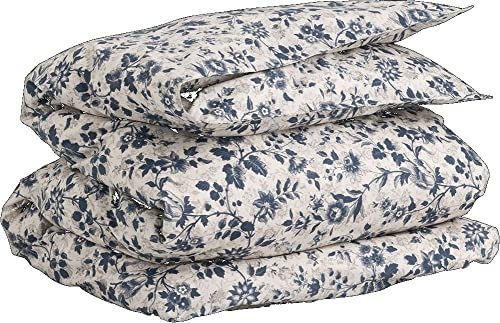 GANT Floral Single Duvet Silver Sand 155X220