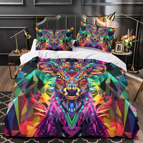Wall Dekor Flowers Pflegeleicht 3D-gedruckter Bettwäsche-Set dreiteiliger elegant Blütenmuster Bettdeckenbezug Zip Verschluss Atmungsaktiv for Jungen,Teen Jungen,Frauen,Teenager Single?140x200cm?