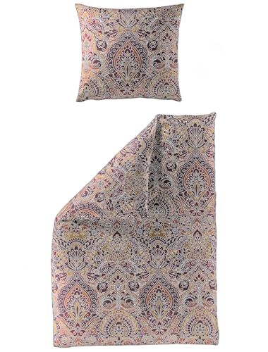 Bierbaum Bettwäsche Biber lachs (3846-51) (1 x 80x80 + 1 x 135x200 cm)