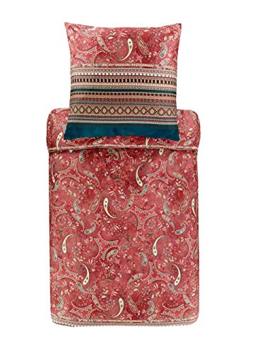Bassetti Bettwäsche Burano R2 Rot 155 x 220 cm, 155x220