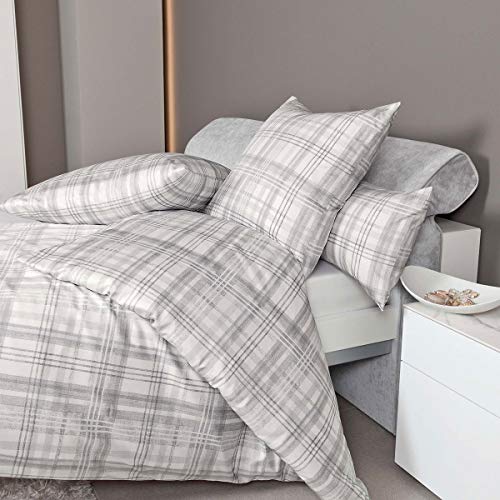 Janine Design Mako-Satin Bettwäsche Messina 43072-08 1 Bettbezug 135 x 200 cm + 1 Kissenbezug 80 x 80 cm