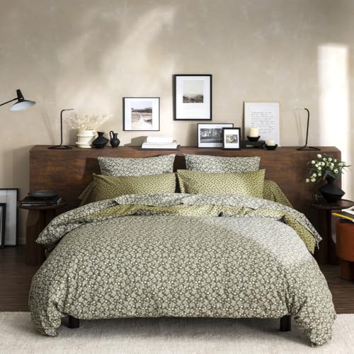 Bettbezug aus Lyocell, Lena, 200 x 200 cm, Original, Khaki