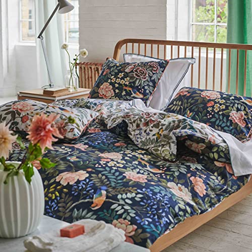 Bettbezug, Bedruckt, aus Baumwoll-Satin, Porzellan, 140 x 200 cm, Designers Guild
