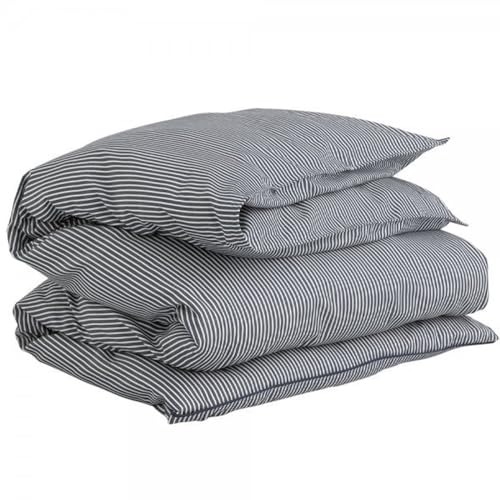 GANT Yarn Dyed Stripe Single Duvet Evening Blue 135X200