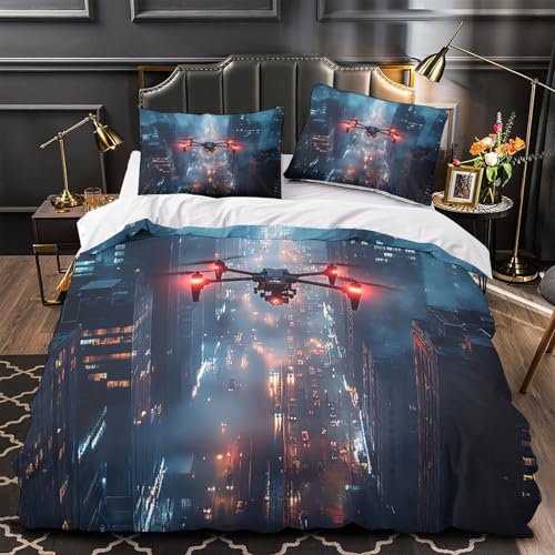 VOXYTMLWG Elegant Woman 3D-gedrucktes 3 Stück Porträt Bettbezug Bettwäsche mit Reißverschluss Bequem Pflegeleicht for Erwachsene,Kinder,Männer ,Fans Single?140x200cm?