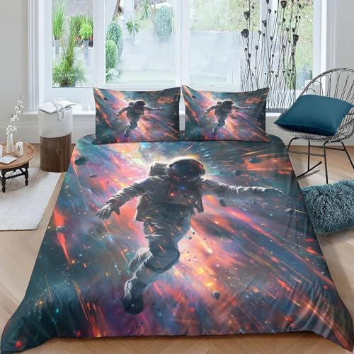 3D Bettbezüge 90X190 cm Astronauten-Weltraum Für Kinder Gesamt 4 Größen, Bettwäsche Bettbezug Set, Mikrofaser Mit Reißverschluss 1 Bettbezug + 2 Kissenbezug Für Kinder, Jungen, Mä-8466005711234900000 3D Bettbezüge 90X190 cm Astronauten-Weltraum Für Kinder Gesamt 4 Größen, Bettwäsche Bettbezug Set, Mikrofaser Mit Reißverschluss 1 Bettbezug + 2 Kissenbezug Für Kinder, Jungen, Mä-8466005711234900000