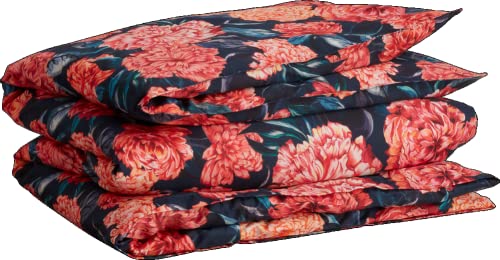 GANT Peony Print Satin-Bettdeckenbezug einzeln Farbe Classic Blue Größe 135x200