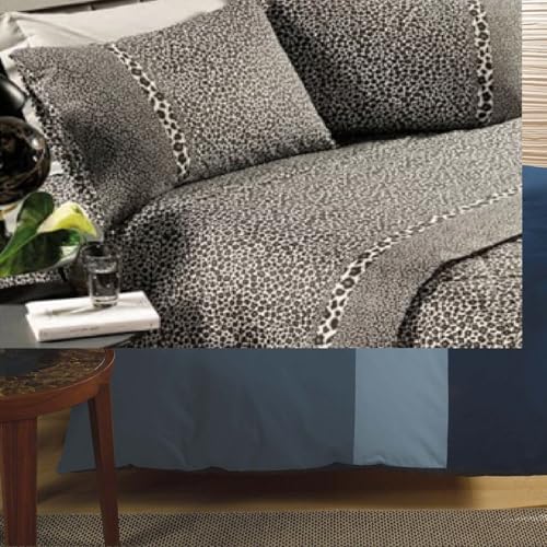 Caleffi Bettwäsche-Set für Doppelbett Leopard Variante grau
