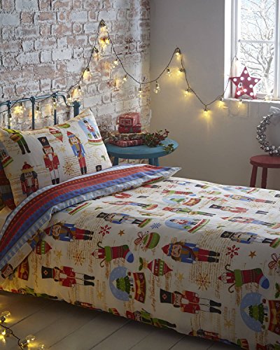Christmas Nutcracker Weihnachtliche Kinderbettwäsche mit Nussknacker-Muster, Kinder, Bettdeckenbezug und Kissenbezug, Kleinkinder-Bettwäsche-S et, Mehrfarbig, Mehrfarbig, Für Kinder Christmas Nutcracker Weihnachtliche Kinderbettwäsche mit Nussknacker-Muster, Kinder, Bettdeckenbezug und Kissenbezug, Kleinkinder-Bettwäsche-S et, Mehrfarbig, Mehrfarbig, Für Kinder