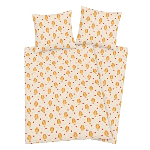 Mr. & Mrs. Panda Bettwäsche Katze Mittelfinger - Geschenk, Kissenbezug, Genervt, Katzen, Kuschelbettwäsche, Cat, Satin, Cats, Tiger, Bettbezug, Kissenhülle