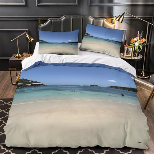 VOXYTMLWG Beige Rose Blütenmuster Mikrofaser Pflegeleicht 3D-Gedruckter Bettwäsche-Set dreiteiliger digital Bettdeckenbezug Zip Verschluss for Jungen,Teen Jungen,Frauen,Teenager Single?140x200cm?