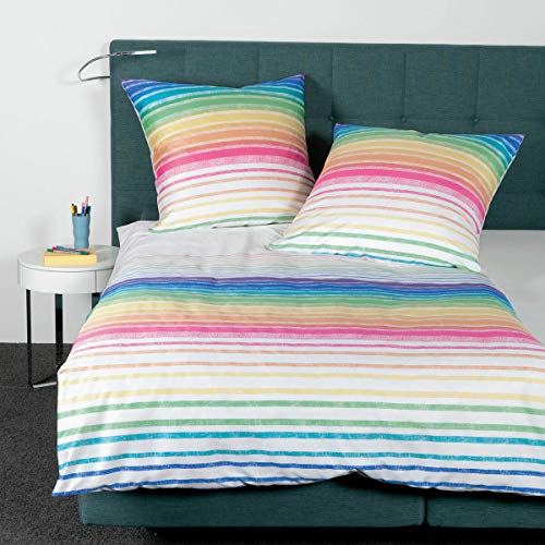 Janine Design Mako-Satin Bettwäsche J.D. 87059-09 1 Bettbezug 135 x 200 cm + 1 Kissenbezug 80 x 80 cm