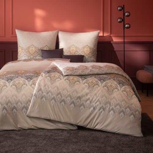 ESTELLA Mako Interlock Jersey Bettwäsche - Designer Bezüge - 100% Baumwolle - trocknerfest und bügelfrei - 135x200 cm + 80x80 cm | Sophia Kiesel