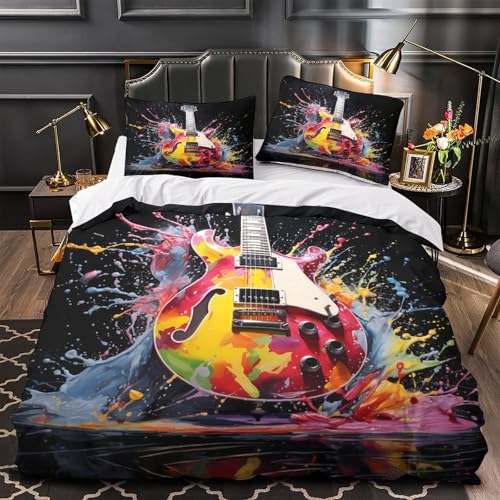 VOXYTMLWG Elegant Cranes Mikrofaser Weich 3D Gedruckt Bettwäsche 3 Teilig Botanical Garden Bettbezug mit Reißverschluss for Erwachsene,Frauen,Mädche n,Kinder Double?200x200cm?