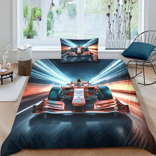 GEEYOU Aurace Weichs Bedding Set Microfaser Superauto Bettdeckenbezug Reißverschluss Bettbezug Weichs Bettwäsche Set Wärme Steppdeckenbezug Für Erwachsene Und Kinder Single?135x200cm?