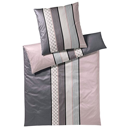 Joop! Bettwäsche Cornflower Stripes deep Rose 1 Bettbezug 200 x 200 cm + 2 Kissenbezüge 70 x 90 cm