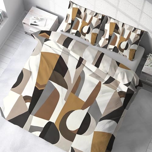 YZQGLHP Kinder Bettwäsche Set minimalistisch Bettwäsche 135x200 cm Jungen Bettbezug für Mädchen Kids Microfaser Himmlische Qualität Betten Set mit 1 Kissenbezug 80x80cm Einzelbett