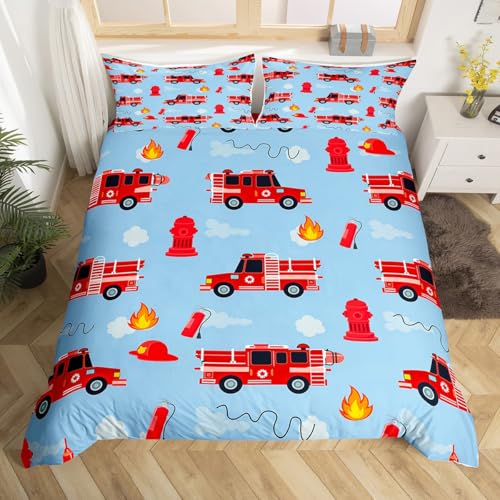 Roter Feuerwehrwagen Bettwäsche Set Feuerwehrmann Feuerwehrwagen Tröster Abdeckung für Jungen Mädchen Kinder Kampf Zubehör Feuerwehrmann Auto Fahrzeug Bettbezug Ambulance Blau Rot Bettbezug 135x200 Roter Feuerwehrwagen Bettwäsche Set Feuerwehrmann Feuerwehrwagen Tröster Abdeckung für Jungen Mädchen Kinder Kampf Zubehör Feuerwehrmann Auto Fahrzeug Bettbezug Ambulance Blau Rot Bettbezug 135x200