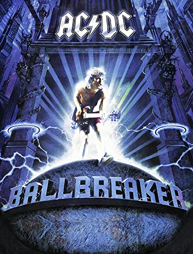 ACDC Rock Decke AC/DC Ballbreaker Blau 150 x 200 cm weiche Hard-Rock Fleecedecke Flauschdecke Kuscheldecke Wohndecke Sofadecke Bon Scott Malcom Young Evans Axl Rose Hells Bells Pass. zur Bettwäsche