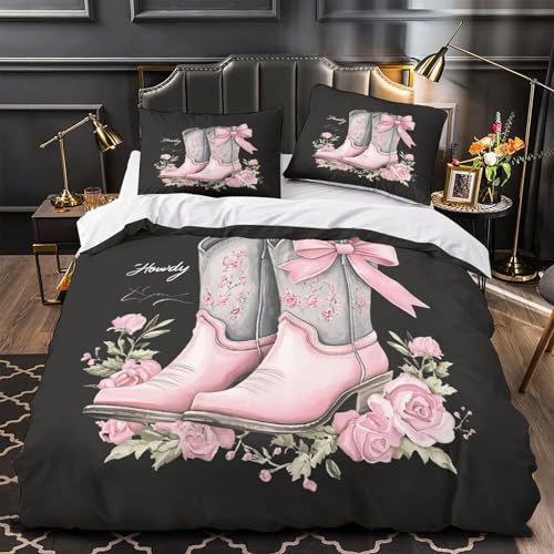 VOXYTMLWG Pink Geometric Weich 3D Gedruckt Bettwäsche 3 Teilig mit Reißverschluss Modern Lattice Bettbezug Hautfreundlich for Erwachsene,Frauen,Mädche n,Kinder Single?135x200cm?