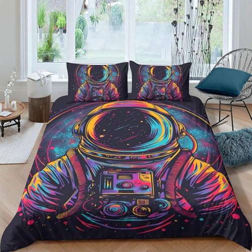 3D Bettbezüge Für Kinder Cartoon-Astronaut 135X200 Cm Gesamt 4 Größen, Bettwäsche Bettbezug Set, 3D Mikrofaser Mit Reißverschluss 1 Bettbezug + 2 Kissenbezug Für Kinder, Jungen, Mädche -72493721260102 3D Bettbezüge Für Kinder Cartoon-Astronaut 135X200 Cm Gesamt 4 Größen, Bettwäsche Bettbezug Set, 3D Mikrofaser Mit Reißverschluss 1 Bettbezug + 2 Kissenbezug Für Kinder, Jungen, Mädche -72493721260102
